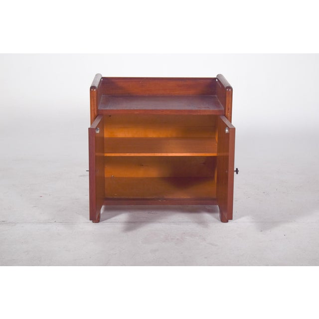 Wood Small Art Deco Teak Bar Cabinet, 1920s For Sale - Image 7 of 11