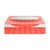 2020s Sublime Trellis Salmon Acrylic Candy Catchall Dish, Large For Sale - Image 5 of 9