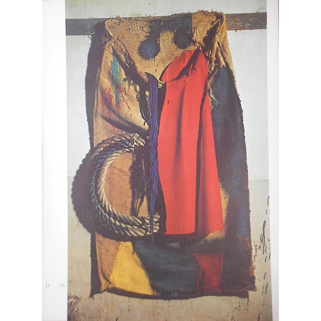 Mid-Century Modern Vintage Mid 20th C. Quadrichrome Photographic Prints-Derriere Le Miroir-Miro-Tapestries-A Pair For Sale - Image 3 of 8
