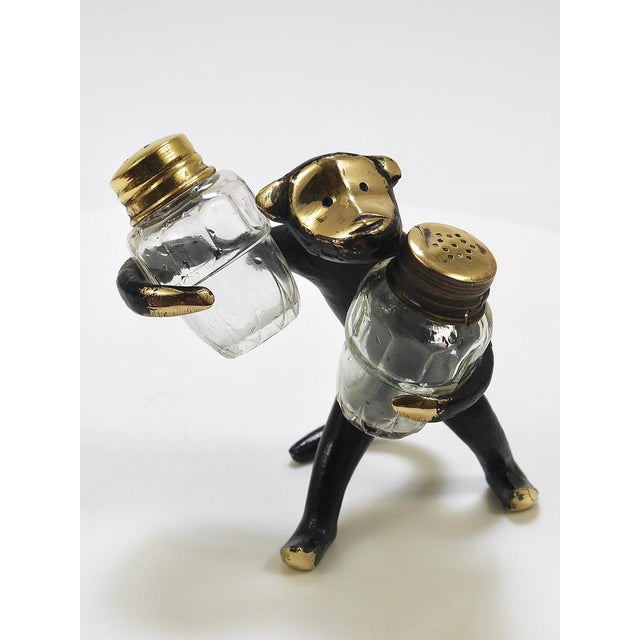 Monkey Salt and Pepper Shakers by Walter Bosse for Herta Baller, Austria, 1950s For Sale - Image 4 of 17