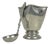 Art Deco Pewter Ice Bucket, France, 1920 For Sale