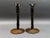 Mid 20th Century Vintage Brutalist Studio Iron Metal Art Candlestick Holders - a Pair For Sale - Image 5 of 8