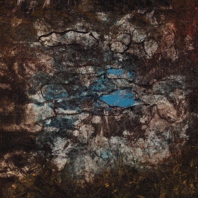 J. Wolff, American Abstract Composition, 1960, Oil on Canvas For Sale - Image 14 of 15