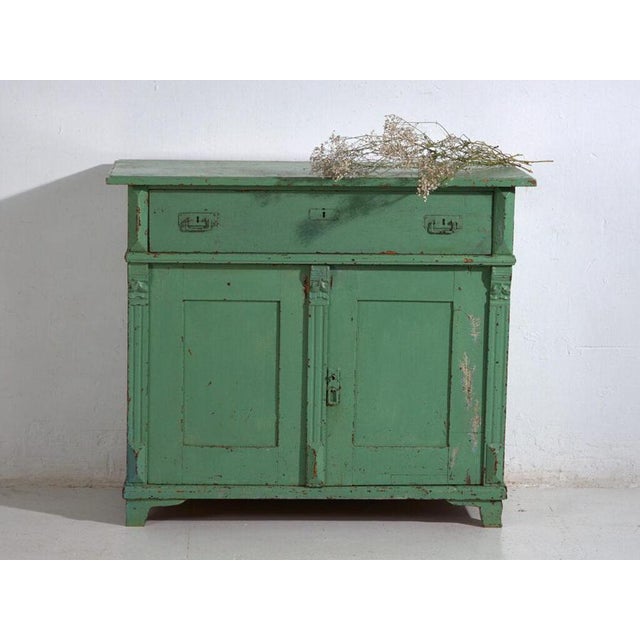 Tyrolean Chest in Green Pine from Amaru For Sale - Image 10 of 12