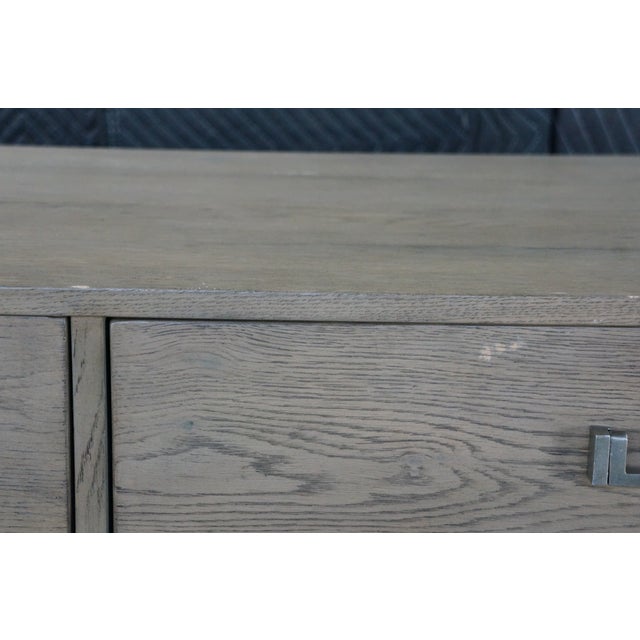 Restoration Hardware Restoration Hardware Campaign Style Cayden Weathered Oak 9 Drawer Triple Dresser For Sale - Image 4 of 18