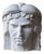 Hand-Carved Mithridates Bust Sculpture, 20th Century, Marble For Sale