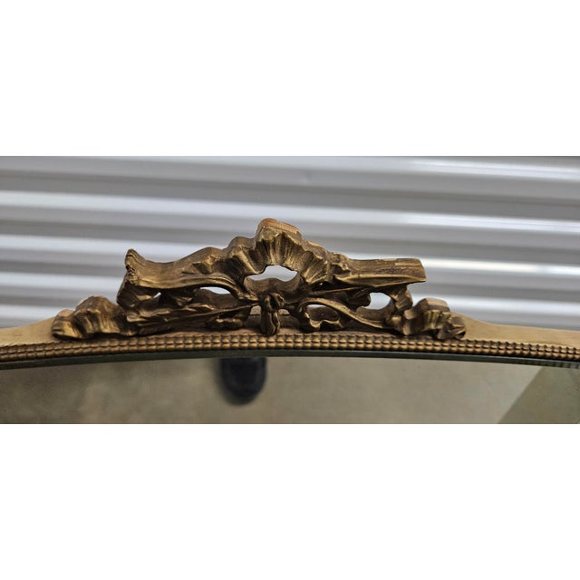 French Provincial French Vanity Mirror For Sale - Image 3 of 6