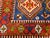 Vintage Persian Shiraz Yalameh Tribal Area Rug, Hand-Knotted Wool, Allover Geometric Pattern, Blue & Red, 3x5 For Sale - Image 15 of 17