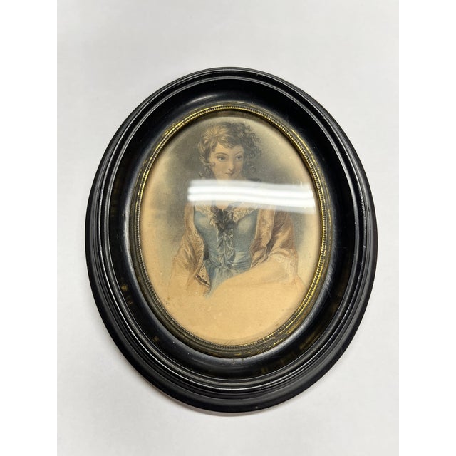 19th Century Framed Portrait Print For Sale In New York - Image 6 of 7