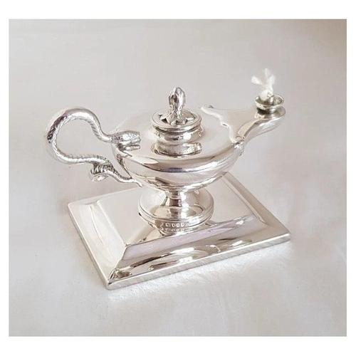 Vintage Sterling Silver Table Cigar Lighter from Barnard & Sons, 1933 For Sale - Image 14 of 18