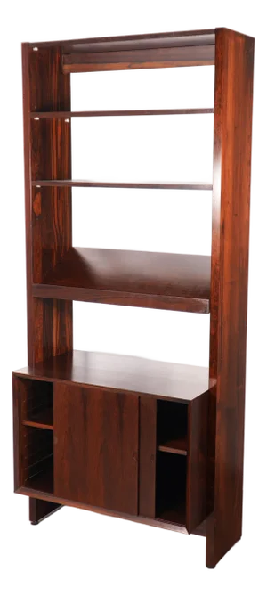 1970s Cado Royal System Rosewood Free Standing Shelving Unit Poul Cadovius, Attributed