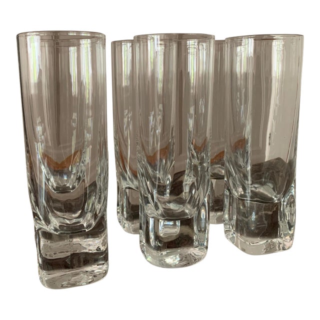 Vintage Italian Highball Glasses- Set of 6 For Sale