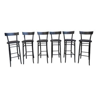 Bar Stools, Set of 6 For Sale