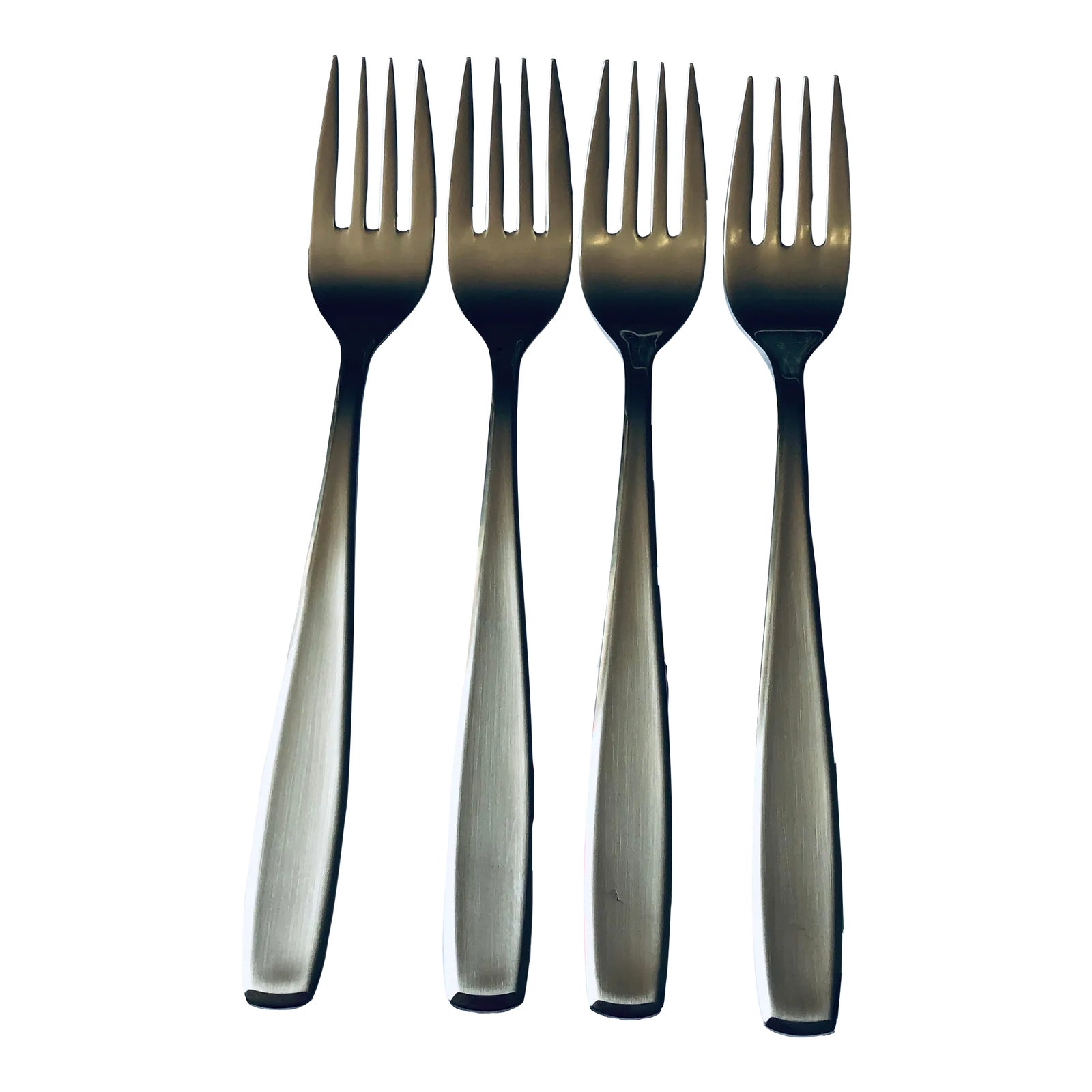 80's French Reppel Inox 18/8 Stainless Steel Dinner Forks- Set of 4 ...