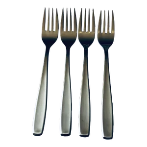 80's French Reppel Inox 18/8 Stainless Steel Dinner Forks- Set of 4