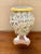 French Provincial Neoclassical Painted Faience Putti Vase on Paw Feet For Sale - Image 3 of 13
