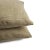 Casamance Mineral Uni in Beige Fonce Pillow Cover For Sale In Portland, OR - Image 6 of 7