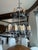 Vintage Wrought Iron and Crystal Chandelier by Ashore Lighting For Sale - Image 10 of 17