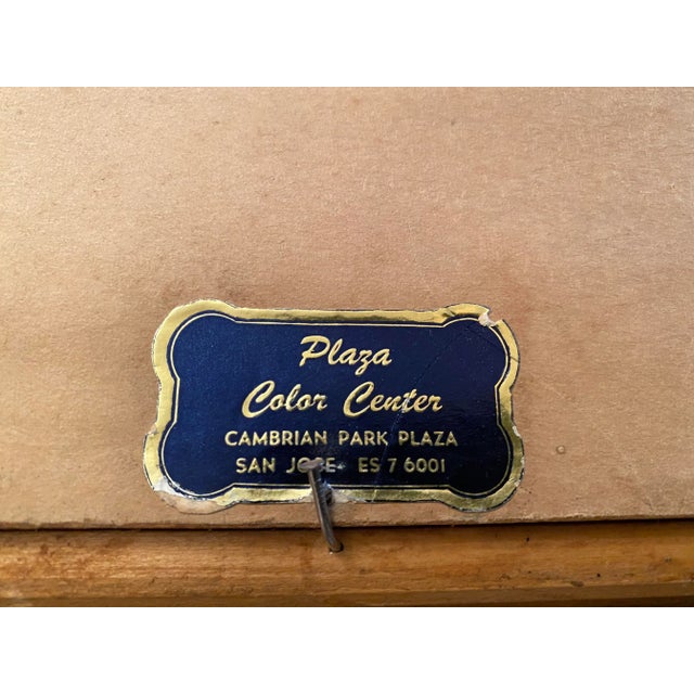 1950s California Mosaic Glass Tile Lute Guitar Instrument Musical Picture For Sale - Image 10 of 11