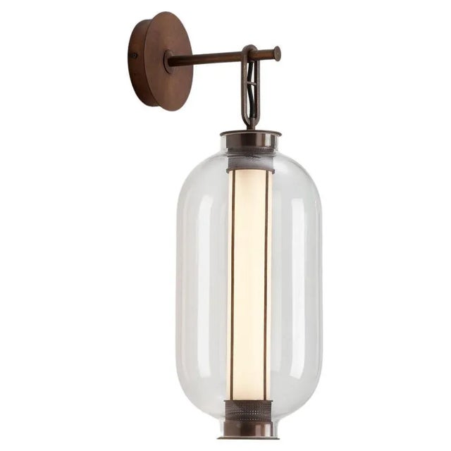 Transparent Glass Bai a Ba Ba Wall Lamp by Parachilna For Sale - Image 9 of 9