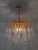 Murano Glass Teardrop Chandelier with Gilded Frame attributed to Paolo Venini, 1970s For Sale - Image 16 of 18