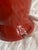 Red Vintage Postmodern Oxblood Ceramic Table Lamp For Sale - Image 8 of 8