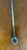 Hand forged LARGE WROUGHT IRON and stainless steel Decorated rat tail LADLE, TASTING SPOON. Very good used condition, 13"...