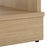 Wood Shafa Side Table in Natural / Brass For Sale - Image 7 of 10