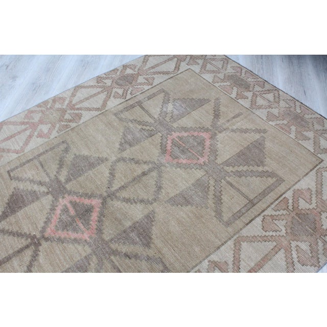 Vintage Turkish Rug Runner - 61.5"x149" For Sale - Image 9 of 12