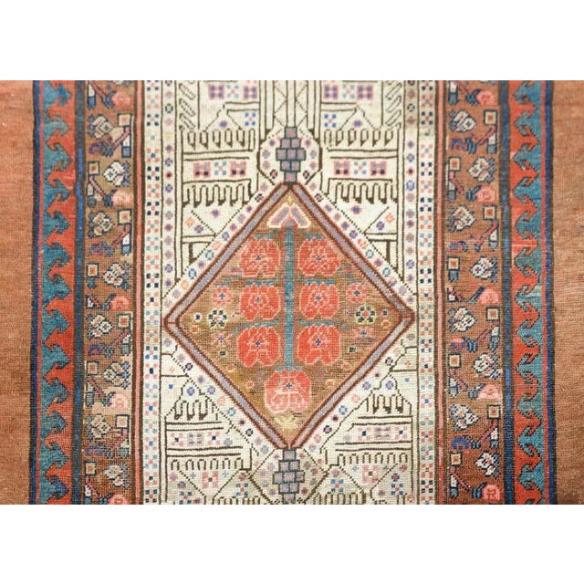 Camel Early 20th Century Vintage Serab Runner For Sale - Image 8 of 13