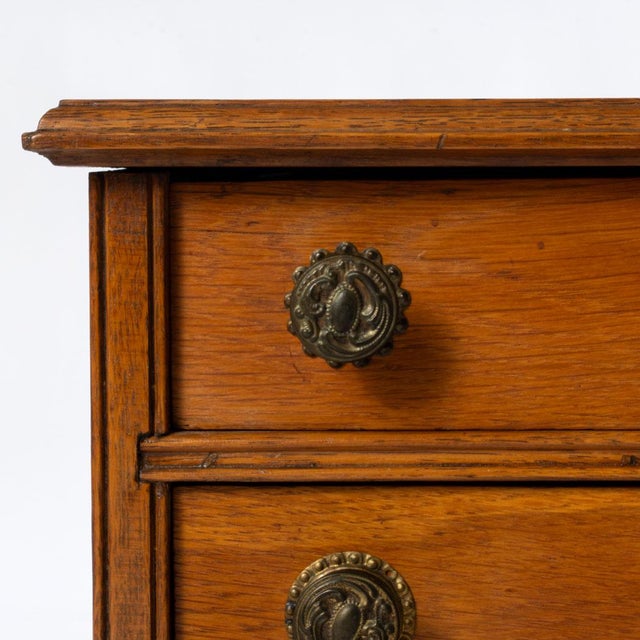 Early 20th Century Antique Oak Spool Cabinet For Sale - Image 5 of 13