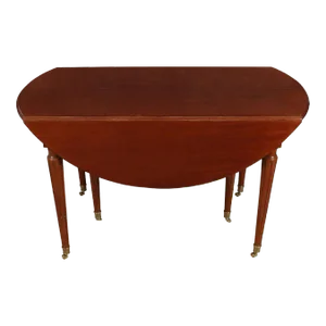 Louis XVI Mahogany Extension Table With Leaves