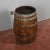 Small Wine Barrel with Wooden Staves and Metal Bands, 20th Century For Sale - Image 4 of 18