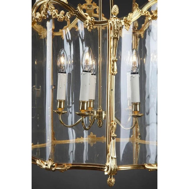 Large Entrance Hall Lantern, Château Léoube, Bormes For Sale - Image 9 of 18