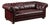 Mid 20th Century Deep Oxblood Leather Chesterfield Sofa With Nailhead Trim For Sale