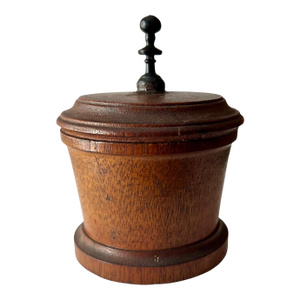 19th Century Turned Wood Tobacco Jar.