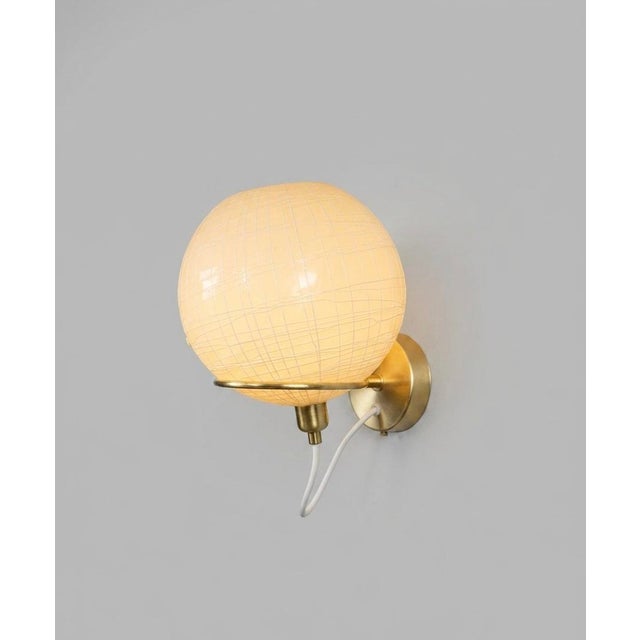 Cream Murano Glass Wall Lamp from La Murrina, 1970s For Sale - Image 8 of 8