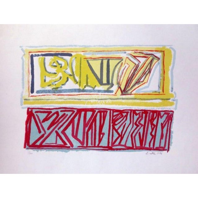 Lithograph, 1976 Edition : 3/100 60.00 cm. x 45.50 cm. 23.62 in. x 17.91 in. (paper) bears a stamp of Venice to the...