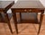 Wood 1930s Regency Style Mahogany & Leather Top Pair of Side Tables / End Tables For Sale - Image 7 of 16