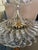 Metal Vintage Modern Hollywood Regency Lucite Ribbon Prism Chandelier For Sale - Image 7 of 12