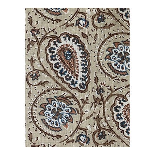 Michael S Smith Agra - Coral Jasper Hemp Fabrics 2 Yards For Sale