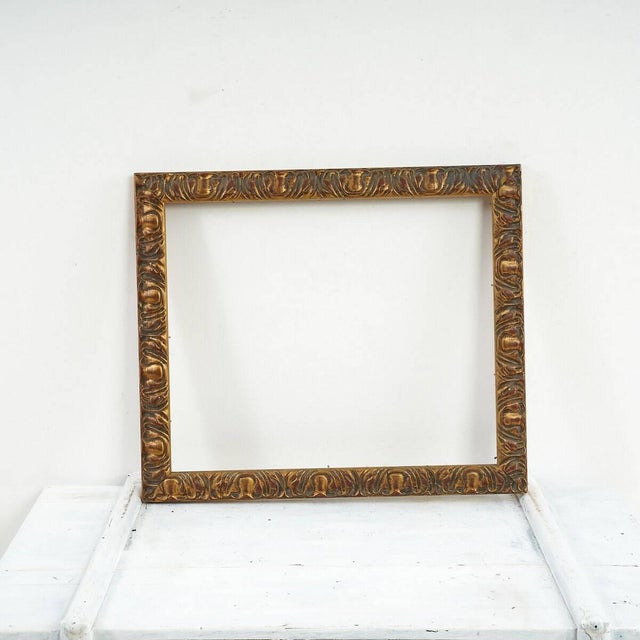 Vintage Carved Wooden Frame, 2000s, Wood For Sale - Image 4 of 4