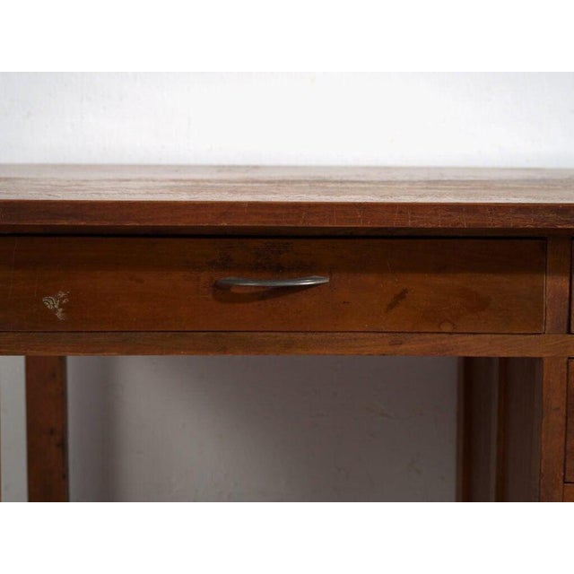 Brown Antique Japanese Writing Desk For Sale - Image 8 of 12