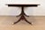 Kindel Furniture Georgian Banded Mahogany Double Pedestal Extension Dining Table, Newly Refinished For Sale - Image 12 of 14