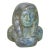 Stoneware Bust of Egyptian Pharoh Circa 1900 For Sale