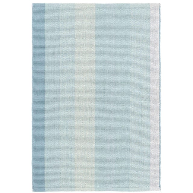 Dash & Albert by Annie Selke Shore Stripe Woven Cotton Rug, 2'6" x 12' For Sale In Boston - Image 6 of 6