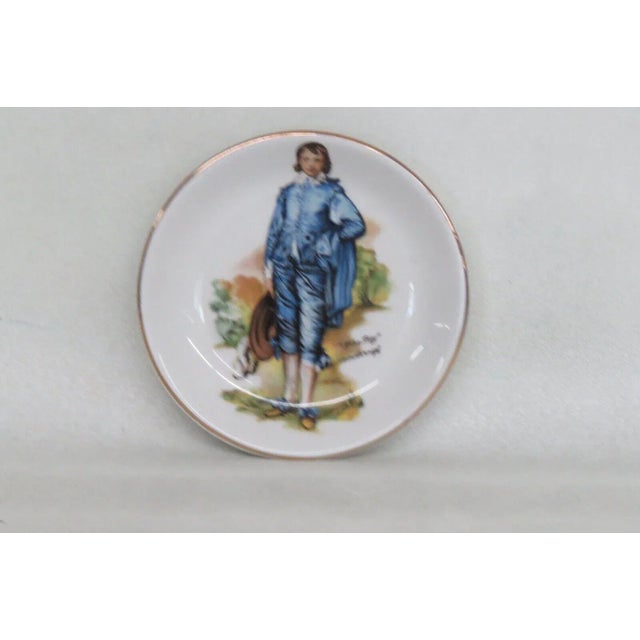 Ceramic Wood and Sons England Porcelain Blue Boy Trinket Vanity Dish For Sale - Image 7 of 9