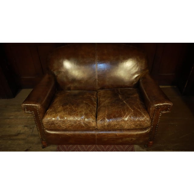 Halo Sofa in Tan Leather from Timothy Oulton, 2010s For Sale - Image 3 of 14