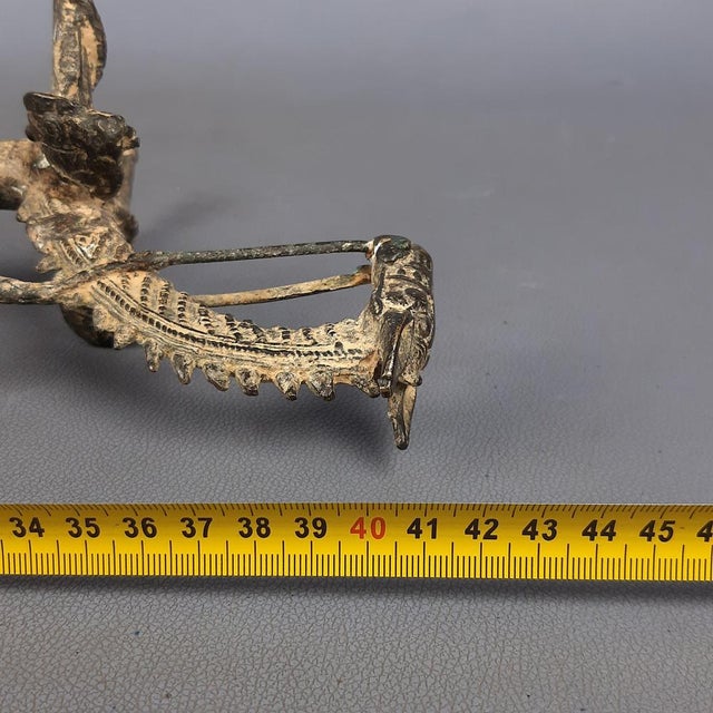 African Bronze Sculpture Horse with Warriors, Early 1900s For Sale - Image 15 of 17