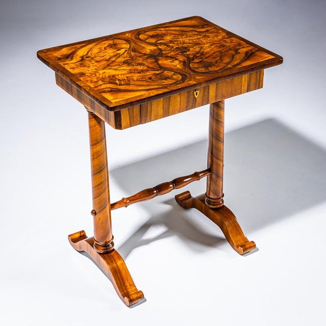 Wood Biedermeier Sewing Table, 1830s For Sale - Image 7 of 7